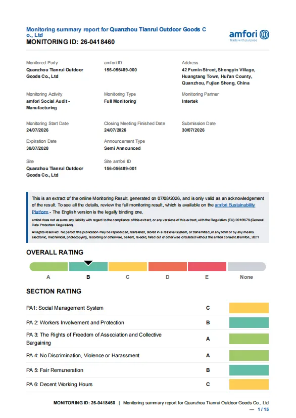 Qualification Certificate